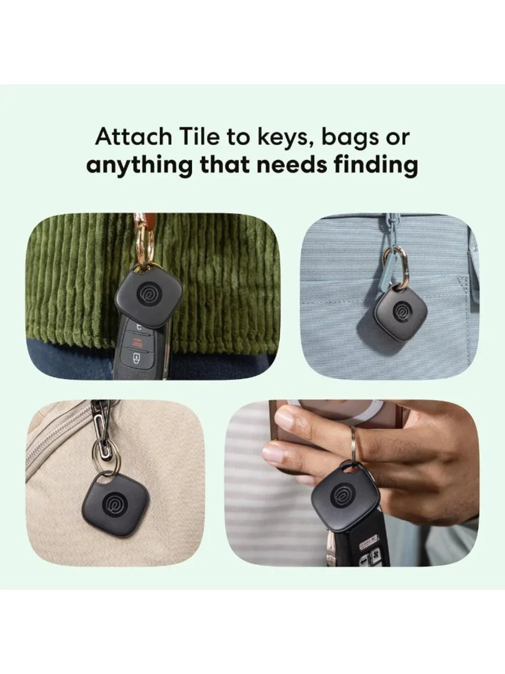 Bluetooth Tracker & Item Locator - Key Finder for Keys, Bags & Phone